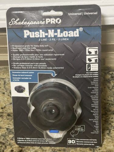 Shakespeare Pro Line Push N Load String Trimmer Head Line