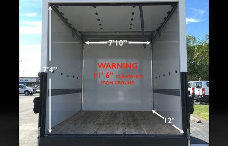 12 Box Truck With Lift Gate Akers Truck Rental