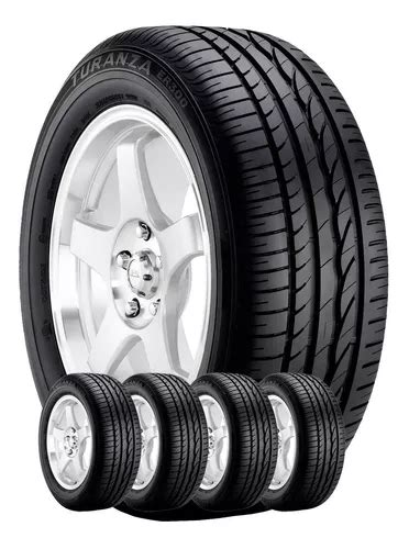 Combo 5u 185 60 R15 Turanza Er 300 Bridgestone Envío Gratis