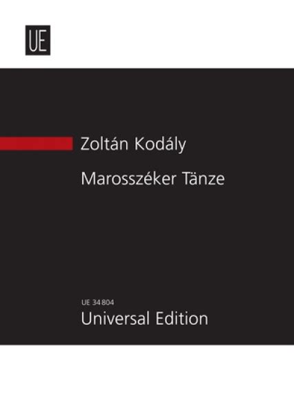 楽天ブックス 【輸入楽譜】コダーイ Zoltan マロシュセーク舞曲 スタディ・スコア コダーイ Zoltan