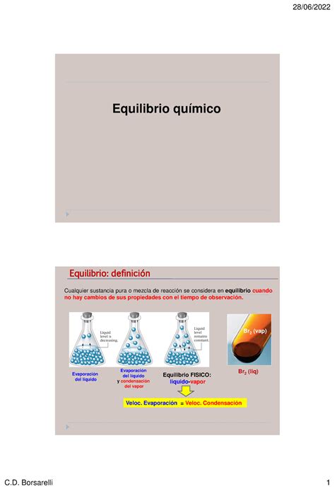 Equilibrioquimico Empleo Equilibrio Químico Cualquier Sustancia