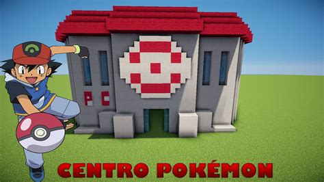 Minecraft Como Construir Um Centro Pok Mon Youtube