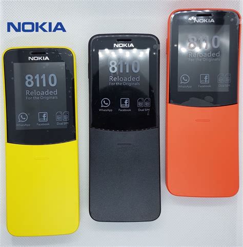 Nokia 8110 Matrix Banana Retro Mobile Phone Dual Sim LONG BATTERY LIFE