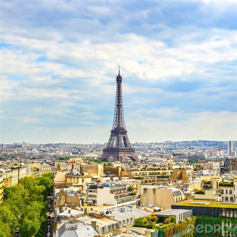 Fototapete Panorama Von Paris In Der Sonne Nach Ma Myredro De