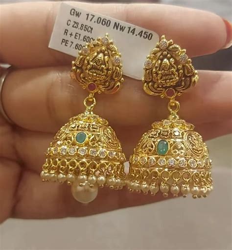 Pin By Shamili On Earrings In 2024 Bridal Gold Jewellery Designs