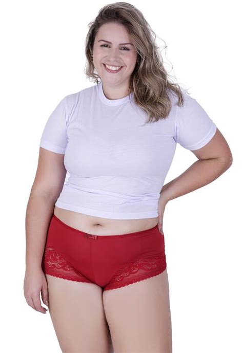Calcinha Queridinha Plus Size Microfibra Concept Lingerie Rubi A Partir De R 9 40