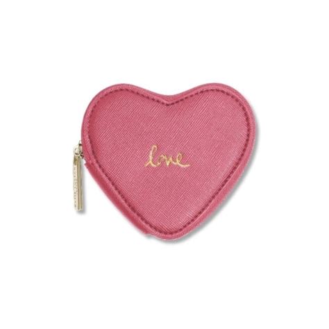 Katie Loxton Love Heart Coin Purse Pink