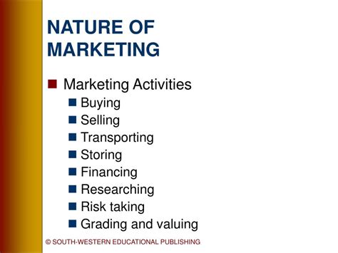 Ppt Nature And Scope Of Marketing Powerpoint Presentation Free