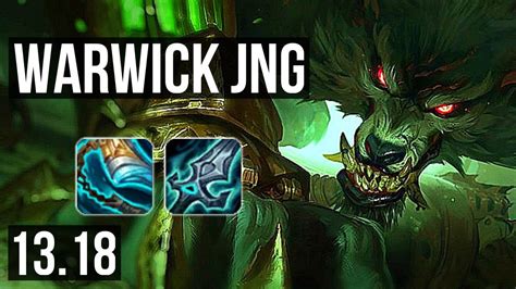 WARWICK Vs VIEGO JNG Rank 2 Warwick 1600 Games 1 7M Mastery 10