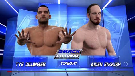 Wwe 2k17 Tye Dillinger Vs Aiden English Youtube