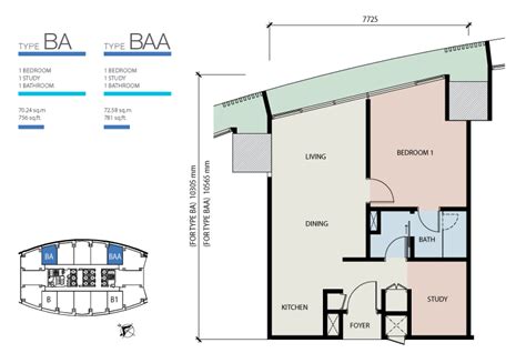 The Azure Floor Plan - floorplans.click