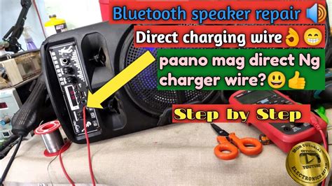 Bluetooth Speaker Direct Charging Wire Paano Ayusin Step By Step