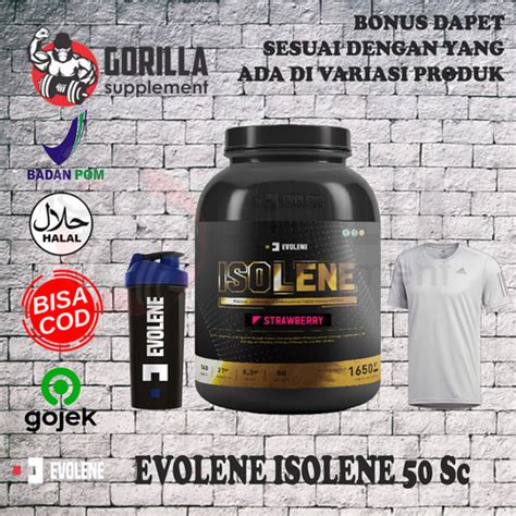 Promo Evolene Isolene Sachet Whey Protein Isolate Isolene Serving