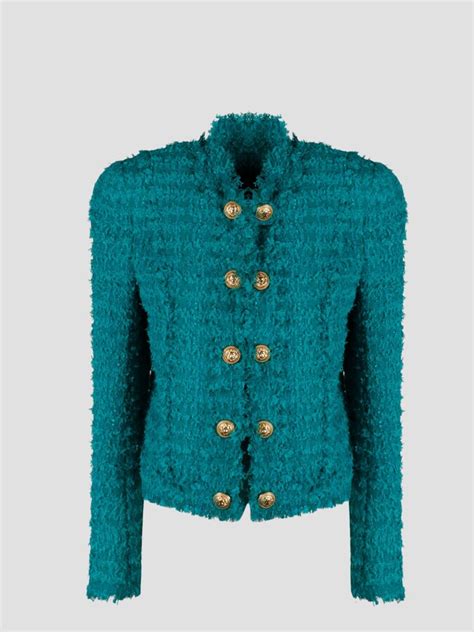 Balmain Fringed Tweed Jacket ShopStyle