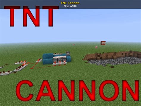 Tnt Cannon Minecraft Java Edition Tutorials