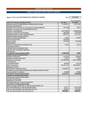 Fillable Online PERIODIC DISCLOSURES FORM L 23 RECEIPT AND PAYMENTS Fax