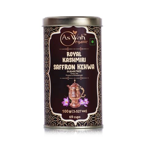 Aswah Organic Sugar Free Kashmiri Kahwa Natural Desi Detox Kahwa