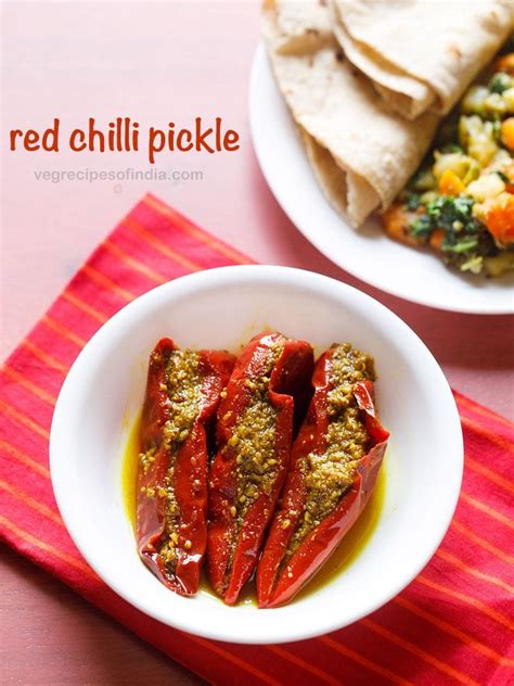 Red Chili Pickle Lal Mirch Ka Achar Dassana S Veg Recipes