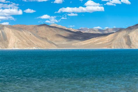 Mountain At Pangong Lake Leh Ladakh India Aug 2017 Stock Photo Image