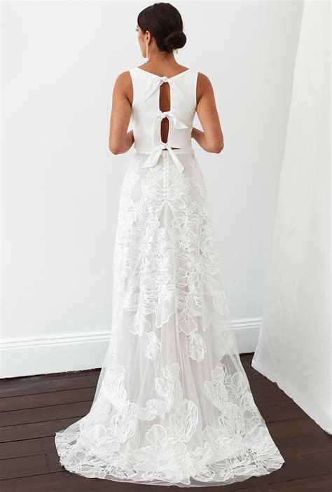 two piece wedding dresses 4