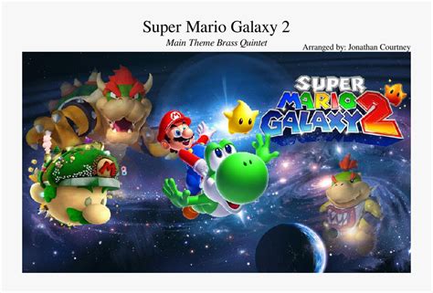 Super Mario Galaxy 2 Sheet Music Composed By Arranged - Super Mario Galaxy 2, HD Png Download ...