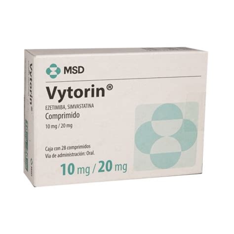 Comprar Vytorin Ezetimiba Simvastatina Mg Con Comprimidos Prixz