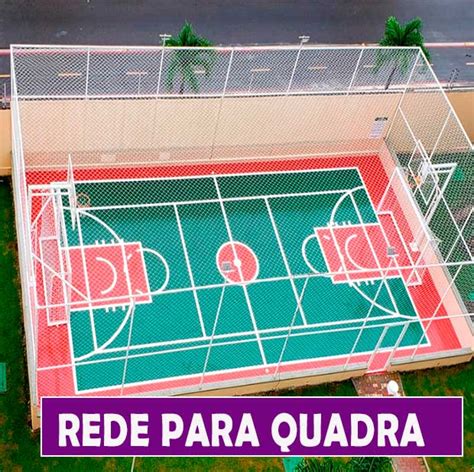 Rede Para Quadras Esportivas Rede Cia