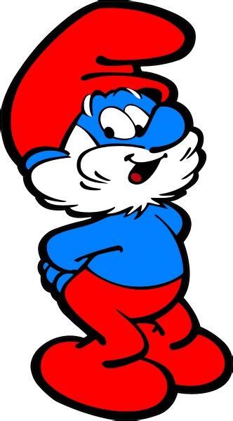 Papa Smurf Clipart