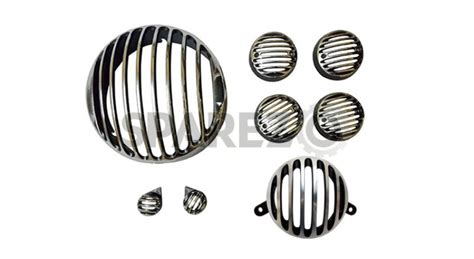 Royal Enfield Classic 500 Black Head Light Cover Sparezo