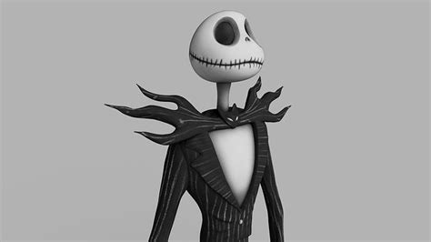 3D Model Jack Skellington From The Nightmare Before Christmas VR AR