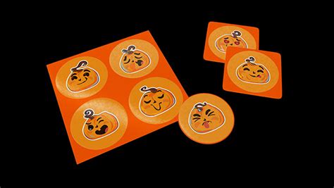 Pumpkin Halloween Sticker Pack on Behance