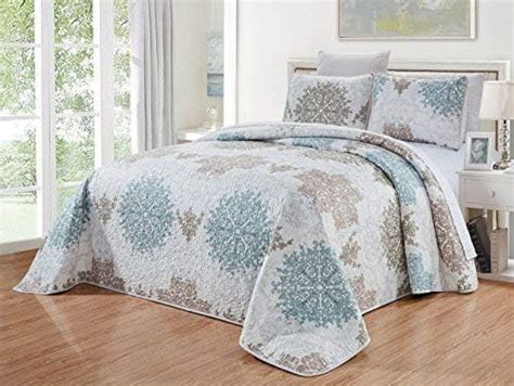 Amazon Grandlinen Piece Fine Printed Oversize X Quilt