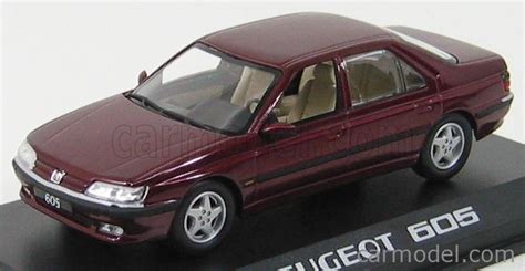 NOREV 476501 Scale 1/43 | PEUGEOT 605 1998 BORDEAUX MET