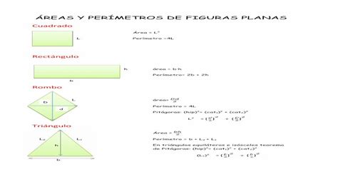 Áreas Y PerÍmetros De Figuras Planasyoquieroaprobar Es Pdf 32430 Pdf