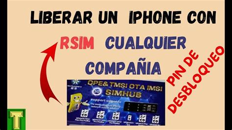 Como Liberar La RED De Un Iphone Con Rsim 2024 Liberar Un Iphone