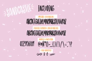 Sandcastle Font By Blushfontco Creative Fabrica