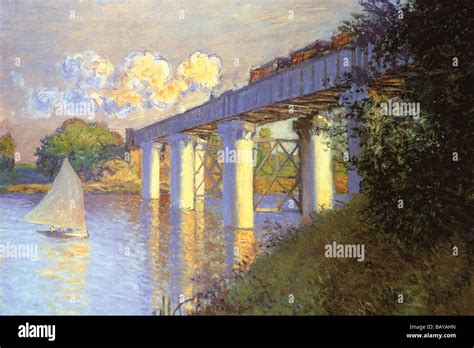 Painting The Bridge Argenteuil Hi Res Stock Photography And Images Alamy