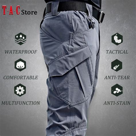 Pantalones Cargo T Cticos Impermeables Para Hombre Pantalones De