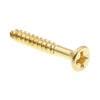 Prime Line X In Solid Brass Phillips Drive Flat Head Wood Screws