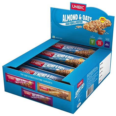 Unibic Snack Bar Almond Oats X G Yo Mind