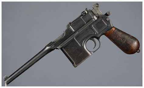 Mauser C96 Broomhandle Semi Automatic Pistol Rock Island Auction