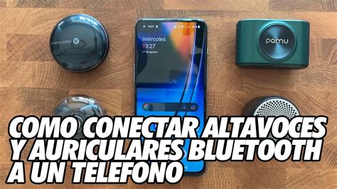 Como Conectar Auriculares Y Altavoces Bluetooth A Un Telefono Youtube