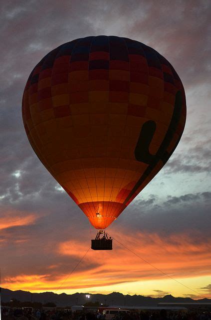 Hot Air Balloons At Sunset