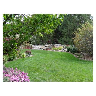 Stone Patio & Water Feature - Contemporary - Landscape - Milwaukee - by ...