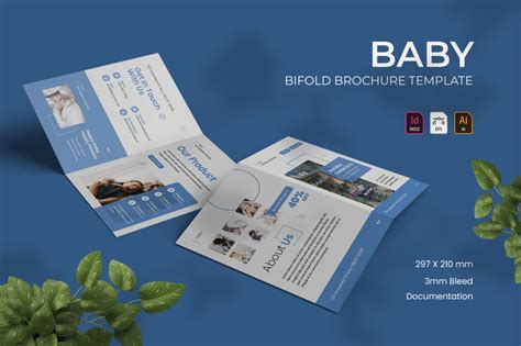 Baby Bifold Brochure By Vunira Thehungryjpeg