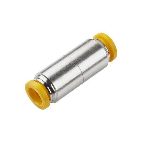 Parker Metric Metal Push To Connect Fitting Brass Silver 62PLP 6M 8M