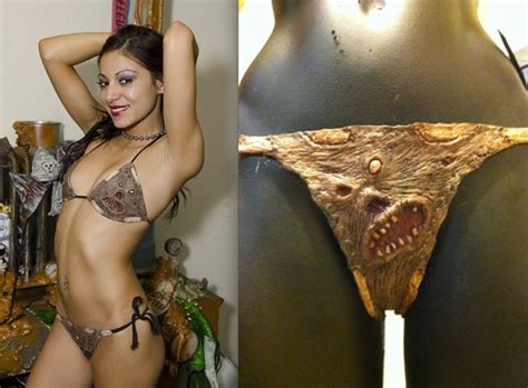 Evil Dead Bikini Zombie Art Geek Fashion Brazilians Bikinis