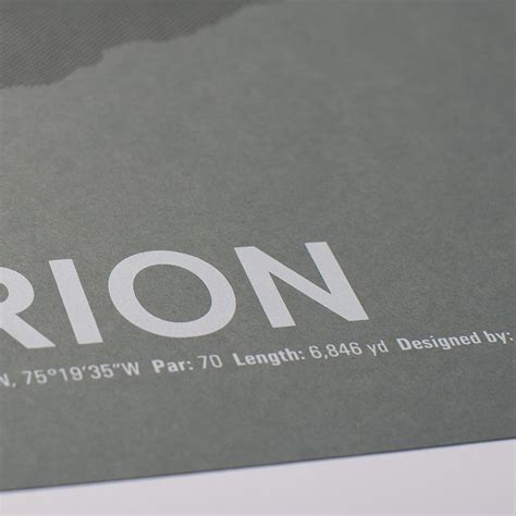 Merion Golf Club Screenprint – NOMO Design