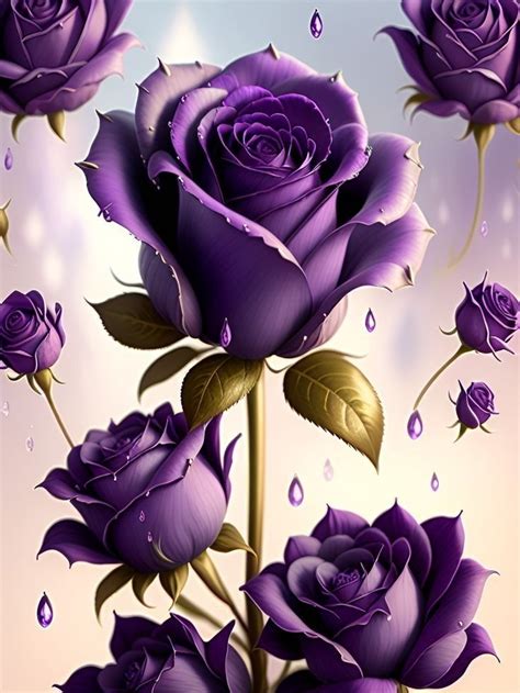 Pin By Barbara Melcher On Flowers Purple Roses Wallpaper Beautiful