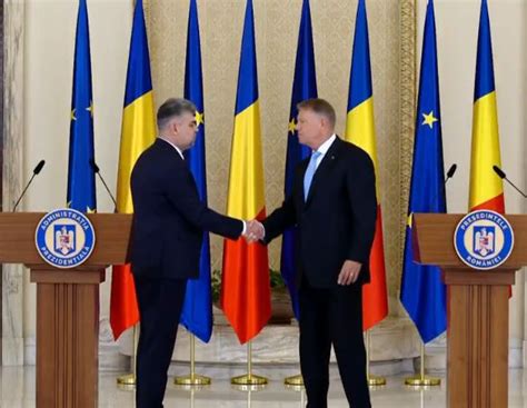 Marcel Ciolacu desemnat premier de Klaus Iohannis Îmi doresc ca